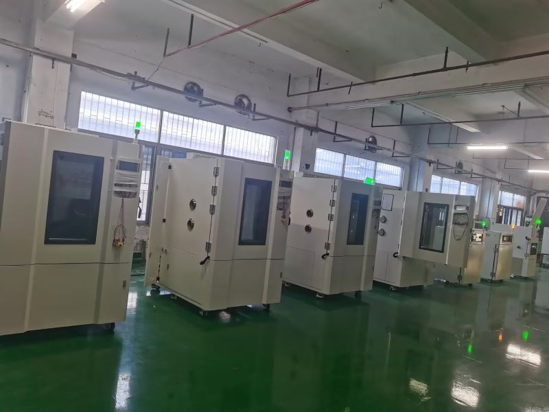 Composição dos componentes elétricos da câmara de teste de alta e baixa temperatura